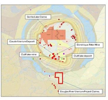 Kirkstone Metals gibt Absteckung des Douglas-River-Uranprojekts in der Athabasca-Region bekannt