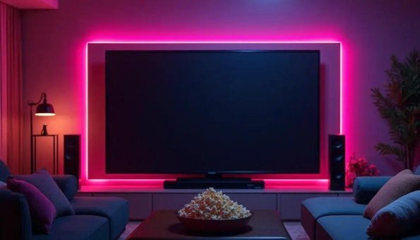 Mit led streifen fernseher für das perfekte Kinoerlebnis zu Hause