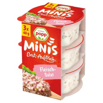 Popp stärkt seine Brotaufstriche durch neues Verpackungsdesign