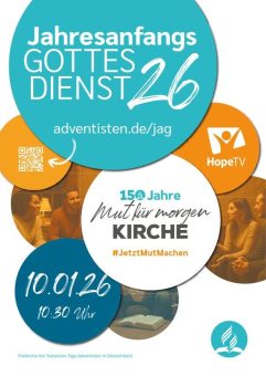 „Mut für morgen“ – Jahresanfangsgottesdienst der Adventisten auf Hope TV