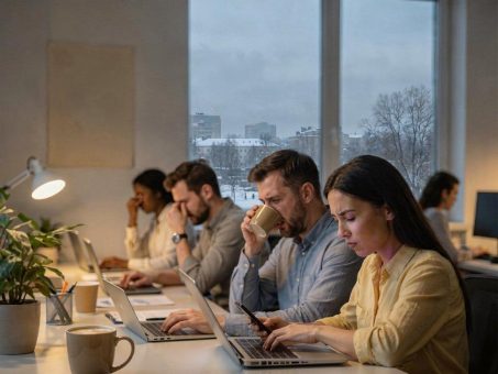 Warum viele Menschen im Winter im Büro deutlich müder sind