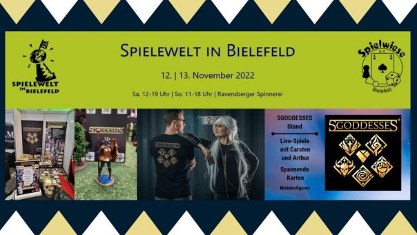 Designsie supportet AMAGIS-Studio Stand auf der Spielewelt in Bielefeld 2022