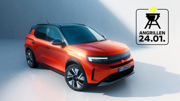 Großes Angrillen bei Opel: Am 24. Januar den neuen Opel Frontera erleben
