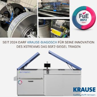 BSFZ-Siegel für innovative Prozesslose Druckplatten – KRAUSE-Biagosch setzt neue Maßstäbe