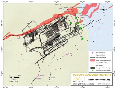 Trident Resources durchteuft 7,28 g/t Au auf 15,0 m, einschließlich 16,69 g/t Au auf 6,0 m, sowie 4,43 g/t Au auf 39,5 m auf dem Goldprojekt Contact Lake in Nord-Saskatchewan: großes Winterbohrprogramm steht bevor