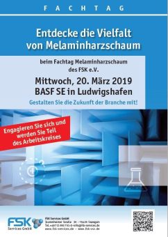 FSK lädt erstmalig zum Fachtag Melaminharzschaum bei BASF