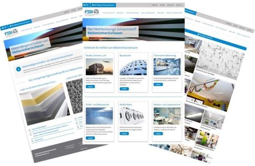 Mit neuer Melaminharzschaum-Website baut der FSK sein neues Webkonzept aus