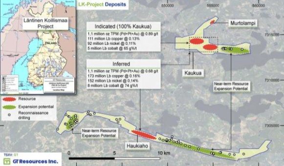 GT Resources veröffentlicht Projektupdate zum Kupfer-Nickel-Palladium-Platin-(„PGE“)-Projekt LK in Finnland
