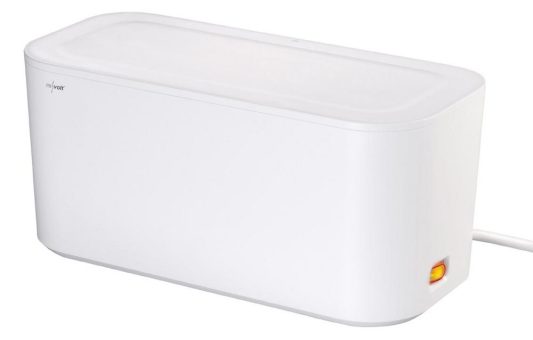 revolt 5-fach Steckdosenleiste mit Kabelbox, 1x USB-A 20 Watt QC 1x USB-C 20 Watt PD