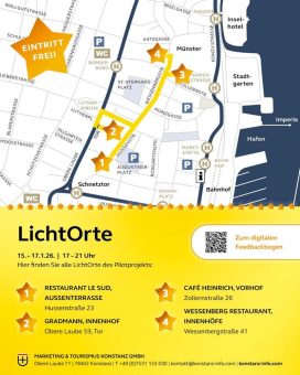 LichtOrte in der Altstadt – Pilotprojekt „Beleuchtete Innenhöfe & Plätze“ startet Eine paradiesische Entdeckungstour durch illuminierte Innenhöfe wird ab jetzt in der Altstadt getestet