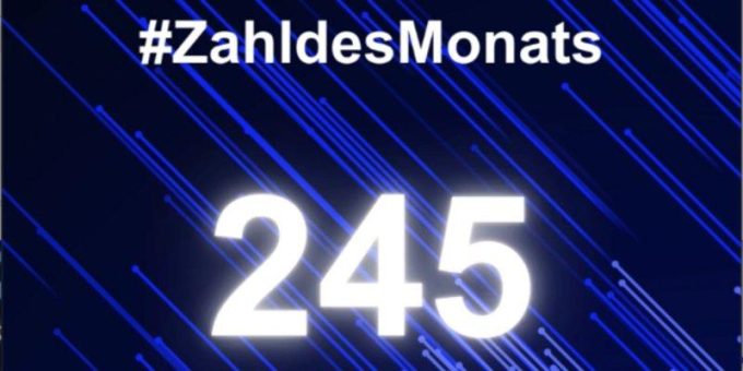 #ZahldesMonats: 245