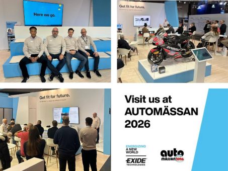 Exide Technologies auf der Automässan 2026: Live Trainings, modernste AGM-Batterien und interaktive Formate im Mittelpunkt der Messe in Göteborg