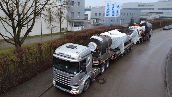 Schwertransport bei BÜCHL Metallrecycling: Nachhaltige Rückführung großformatiger Wärmetauscher