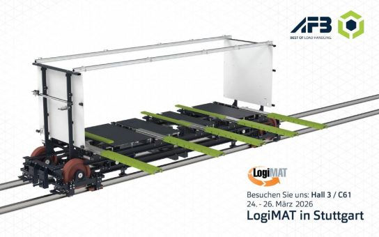 AFB Anlagen- und Filterbau GmbH & Co. KG und Logiqs B.V. auf der LogiMAT 2026 in Stuttgart vom 24.03. – 26.03.2025