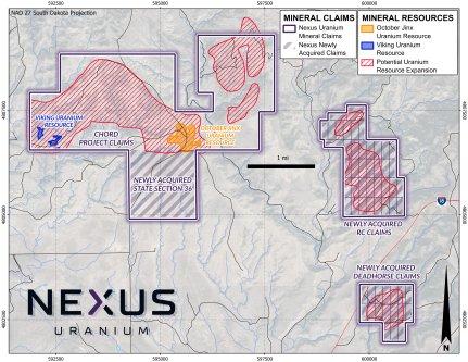 Nexus Uranium setzt Erweiterung seiner Präsenz in South Dakota mit dem Erwerb der Uran-Claims RC fort