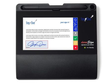 StepOver präsentiert das neue Unterschriftenpad duraSign Pad 5.0