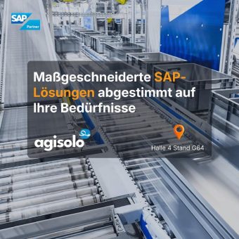 agisolo auf der LogiMAT 2026: agile Lösungen für die Logistik mit SAP