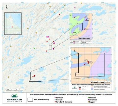 New Earth Resources kündigt Explorationspläne für sein Seltenerdmetallprojekt Red Wine an