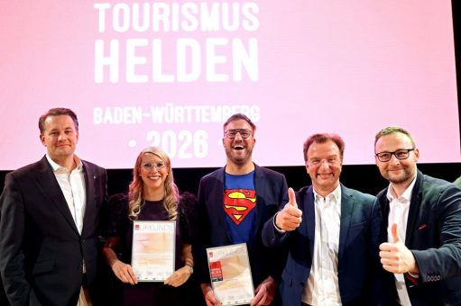 Vier Tourismushelden für Karlsruhe