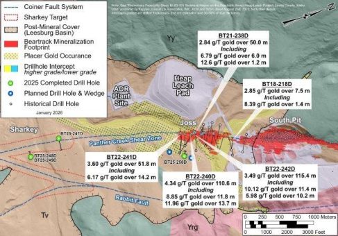 Revival Gold stellt Update zu den Explorationsbohrungen auf dem Goldprojekt Beartrack-Arnett in Idaho bereit