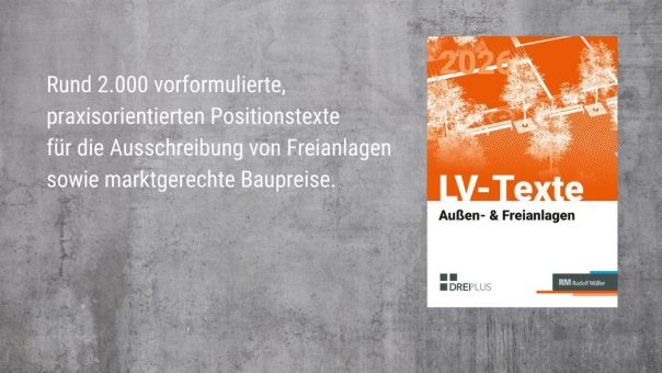 LV-Texte Außenanlagen und Freianlagen