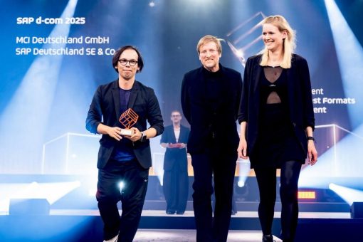MCI Deutschland gewinnt BrandEx Award 2026 für SAP d-com 2025
