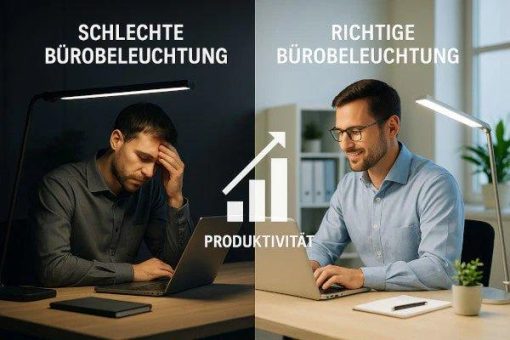 Schlechte Bürobeleuchtung verursacht versteckte Kosten für Unternehmen