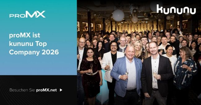 proMX ist kununu Top Company 2026