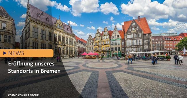 Überall ist COSMO – jetzt auch in Bremen