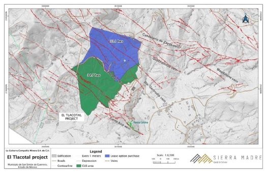 Sierra Madre erhält Landnutzungsgenehmigung und erweitert Landbesitz in Tlacotal