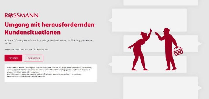 Interaktives Deeskalationstraining bei ROSSMANN