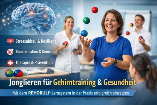 Jonglieren als effektives Trainingsinstrument für das Gehirn – Workshop am 5. März in München oder jederzeit online