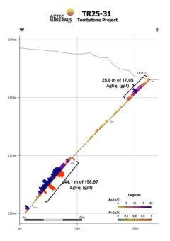 Aztec erweitert mit Step-out-Bohrungen im Projekt Tombstone, Arizona, die Oxid-Au/Ag-Zone in Streichrichtung auf über 1 km