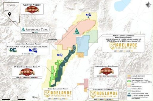 Sienna Resources schließt Joint-Venture-Vereinbarung zur Erprobung des Potenzials für Lithiumsoleentdeckungen im tiefen Becken im Clayton Valley, Nevada