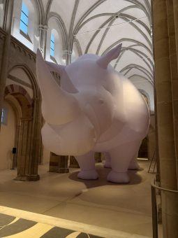 Monumentale Kunst-Installation in Magdeburg: 16 Meter langes „Inflatable“ für Künstler Itamar Gov