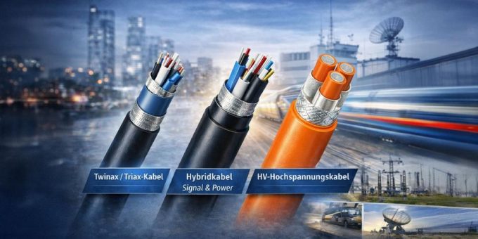 PTFE-isolierte Hybridkabel für Sicherheit & Schutz kritischer Infrastrukturen