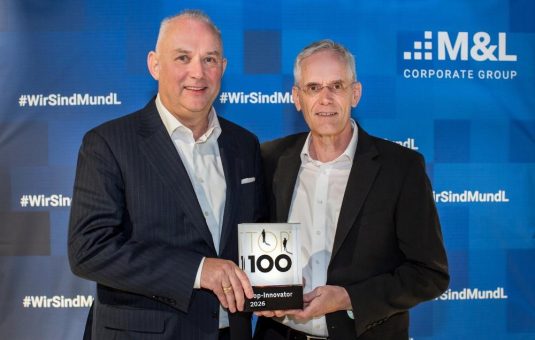 Sechsmal ausgezeichnet – die M&L AG gehört auch 2026 zu den TOP 100 Innovatoren Deutschlands.