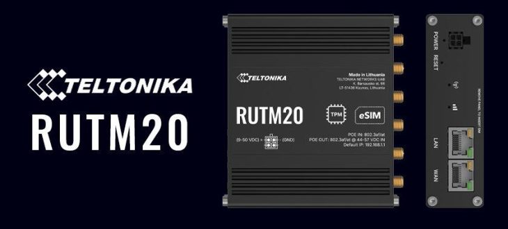 Teltonika RUTM20 5G-Router: Kompakte 5G-Konnektivität für Fahrzeuge, IoT und industrielle Anwendungen