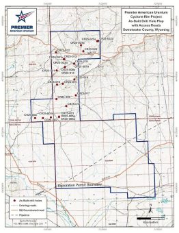 Premier American Uranium meldet starke Endergebnisse seines Bohrprogramms 2025 im Cyclone-ISR-Projekt in Wyoming