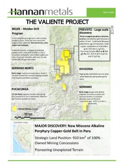 Hannan bestätigt kilometerweites Goldsystem bei Previsto