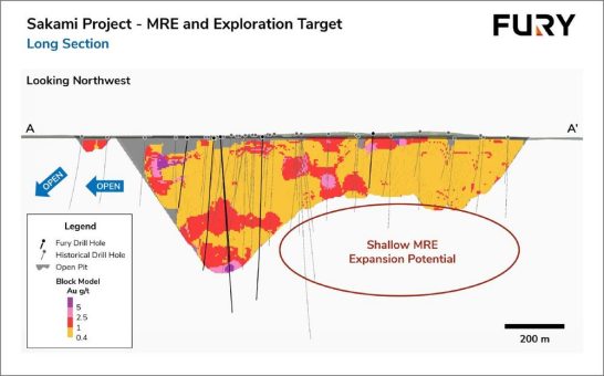 Fury gibt erste Mineralressourcenschätzung für das Goldprojekt Sakami in Quebec bekannt