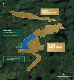 Gold X2 schließt Kaufvertrag für Grundstück ab