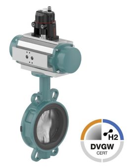 GEMÜ Absperrklappen für Wasserstoffanwendungen zertifiziert