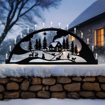 Schwibbögen als Lichtobjekte für alle Jahreszeiten aus dem Erzgebirge | KNOBLOCH