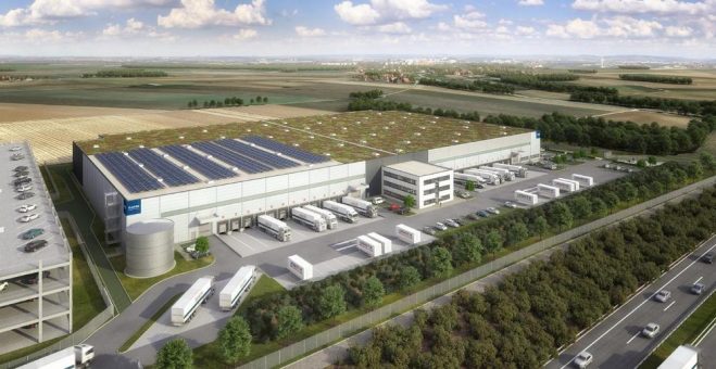 Garbe Industrial Real Estate baut in Giengen Verteilzentrum für Amazon