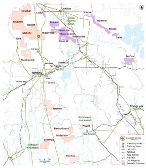 Canada Nickel gibt die Gründung der Tochtergesellschaft „ExploreCo“ bekannt mit Ausgliederung der östlichen Explorationsliegenschaften und Konsolidierung des regionalen Landpakets Crawford