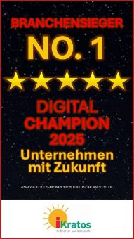 Erneut eine Auszeichnung von Focus Money und Deutschland Test erhalten