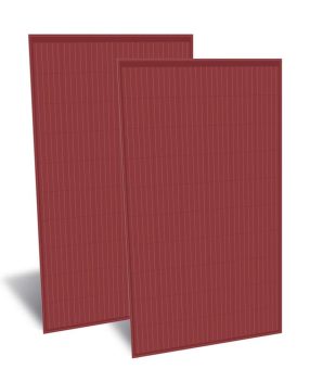 Rote Solarmodule für schöne Dächer – Solar wird attraktiv