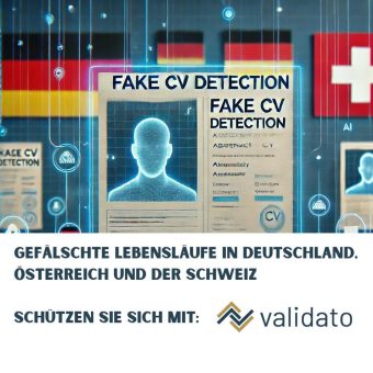 Deutschland, Österreich und die Schweiz verzeichnen einen Anstieg gefälschter Bewerbungsunterlagen.