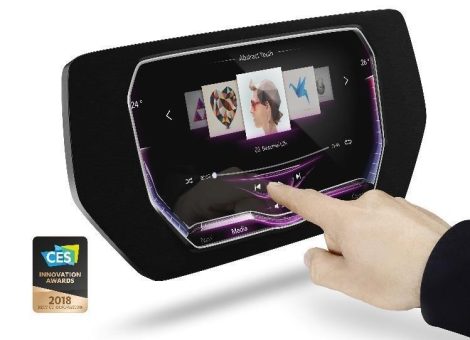 Touch-Display mit 3D-Oberfläche von Continental erhält höchste Auszeichnung des CES Innovation Awards